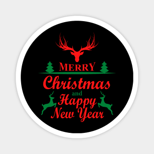 Merry Christmas And Happy New Year 2022 Magnet